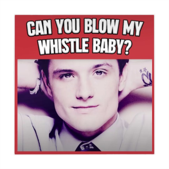 Discover Can You Blow My Whistle Baby Josh Hutcherson TikTok Meme Mahjong Mats