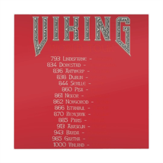 Discover Viking World Tour Mahjong Mats