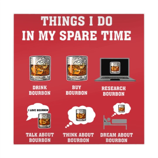 Discover Things I Do In My Spare Time Drink Bourbon By Bourbon Mahjong Mats
