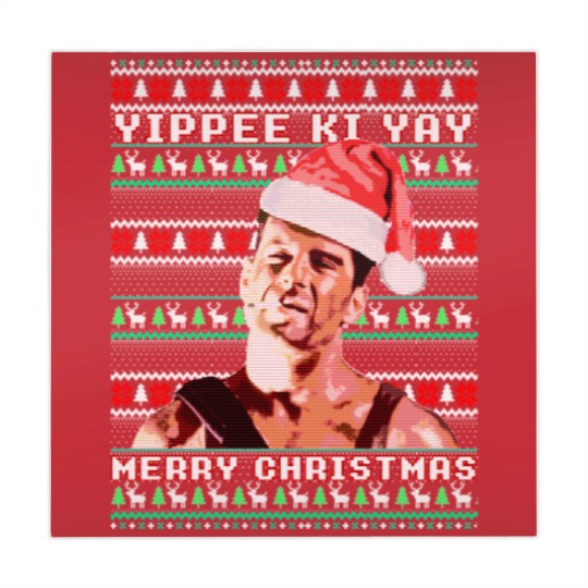 Discover Yippe Ki Yay Funny ugly sweater christmas - Ylp | Essential Mahjong Mats