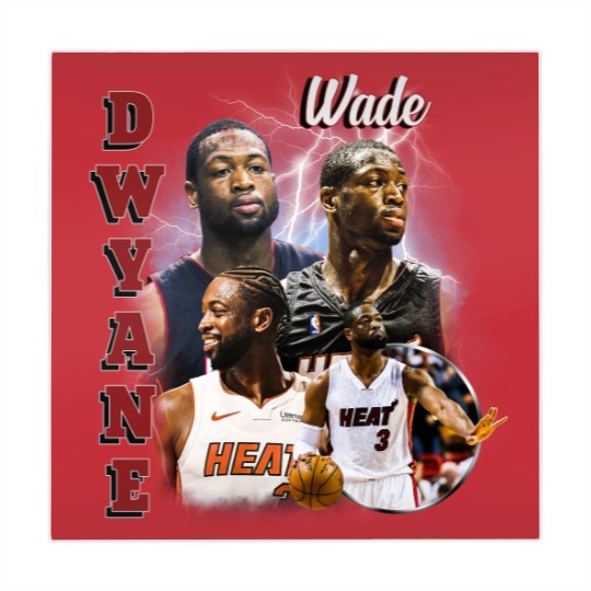 Discover Dwyane Wade Vintage Mahjong Mats, Vintage 90s Graphic Style Dwyane Wade Mahjong Mats