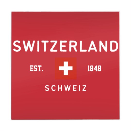 Discover Switzerland Mahjong Mats, Swiss Flag Mahjong Mats