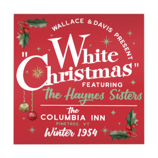 Discover White Christmas Movie Mahjong Mats, Christmas White Movie 1954
