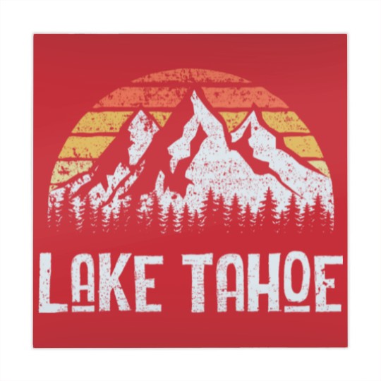 Discover Vintage Retro Lake Tahoe Mahjong Mats