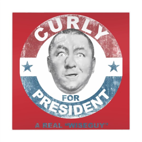 Discover Three Stooges Curly for President Mahjong Mats
