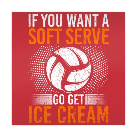Discover If You Want A Soft Serve Go Get Ice Cream Volleyball 3 Mahjong Mats