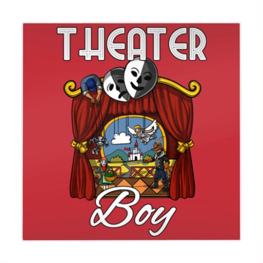 Discover Theater Boy Drama Stage Play Actor Kids Mahjong Mats
