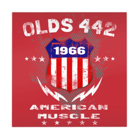 Discover 1966 Olds 442 American Muscle v3 Mahjong Mats