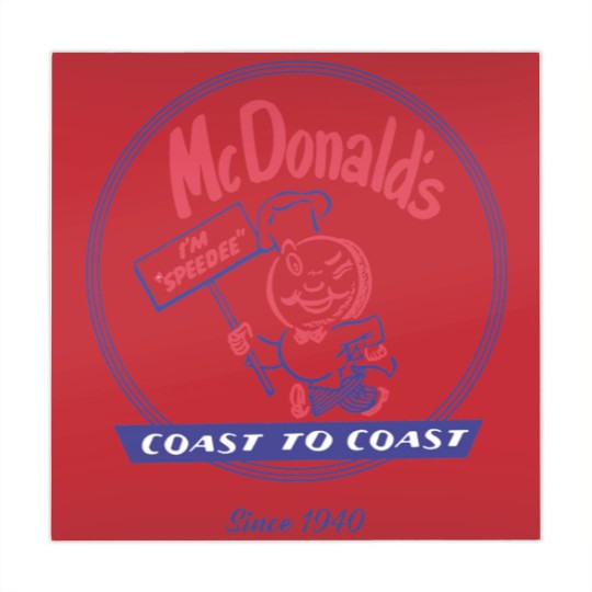 Discover McDonald vintage speedee coast to coast Mahjong Mats