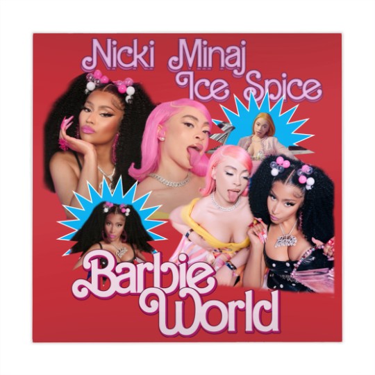 Discover Nicki Minaj x Ice Spice Barbie World Vintage Mahjong Mats