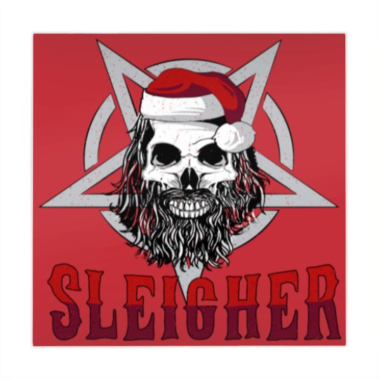 Discover Sleigher Heavy Metal Slayer Christmas Mahjong Mats