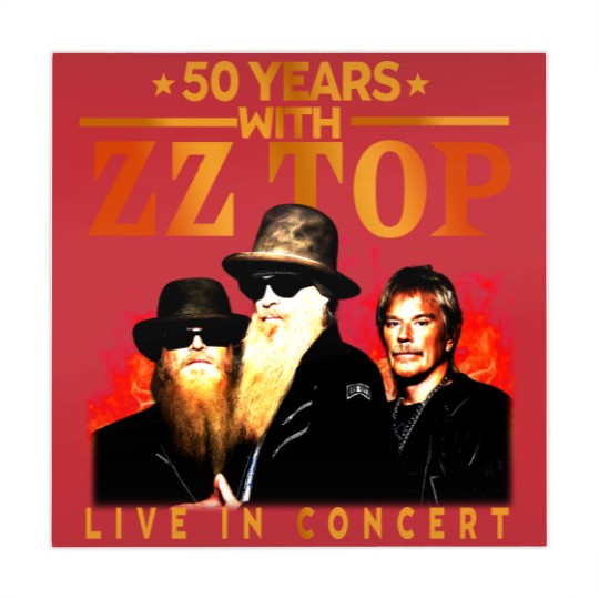 Discover ZZ Top 50 Years Live In Concert The Memories Mahjong Mats, ZZ Top Mahjong Mats
