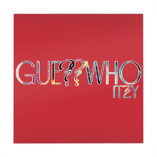 Discover ITZY Guess Who Logo Abstract Mahjong Mats