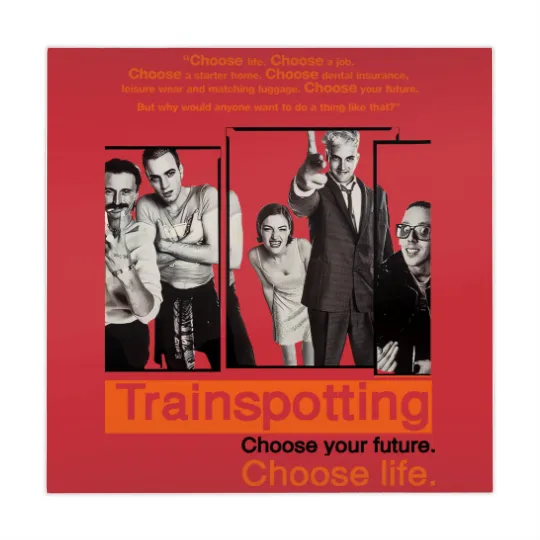 Discover Vintage Mahjong Mats Trainspotting NATURAL color Men Woman Unisex Mahjong Mats