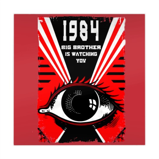 Discover 1984 V10 (Orwell) Poster Men Mahjong Mats