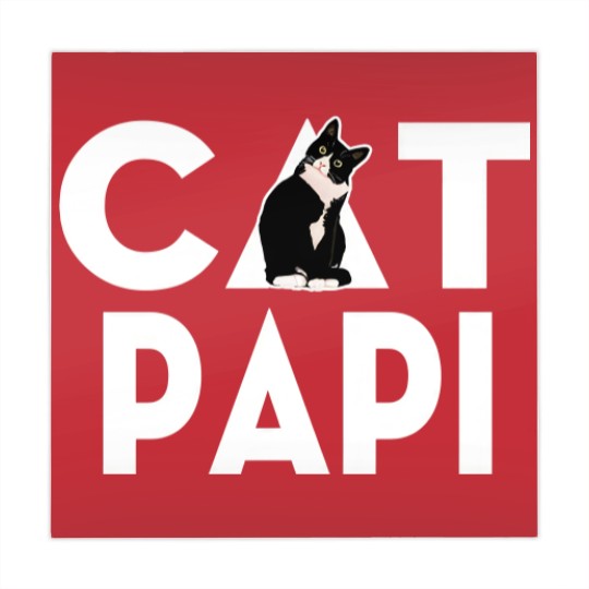 Discover Men's Cat Dad Mahjong Mats for Daddy Funny Father's Day Mahjong Mats Gift PAPI - Mens Cat Dad - Mahjong Mats