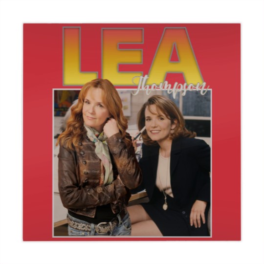 Discover Lea Thompson Mahjong Mats Mahjong Mats Unisex Cotton Vintage 90's Graphic Mahjong Mats Unisex Crewneck Mahjong Mats