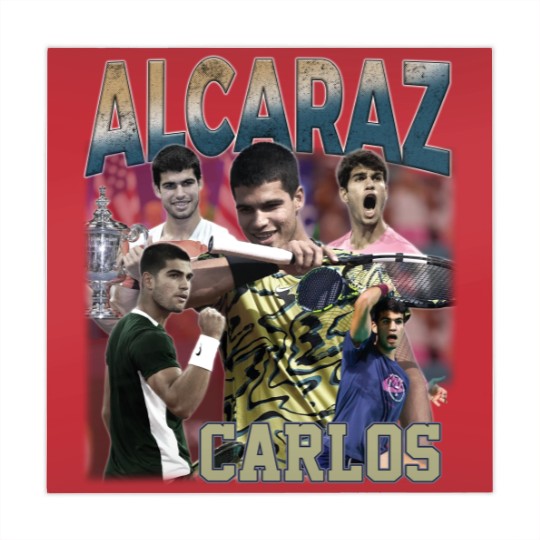 Discover Carlos Alcaraz Mahjong Mats, Carlos Alcaraz 90s Bootleg Mahjong Mats