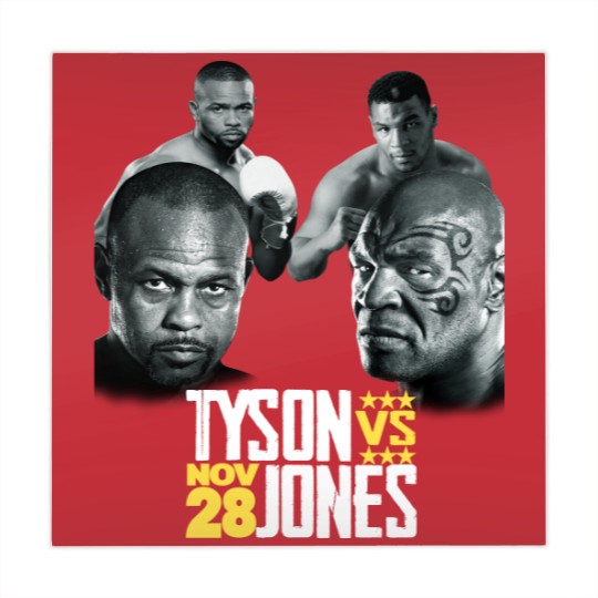 Discover Mike Tyson vs Roy Jones JR. Mahjong Mats Boxing Legends Super Fight Men's Mahjong Mats New