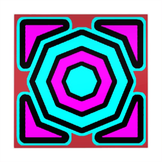 Discover Trusta cube Geometry Dash icon Mahjong Mats