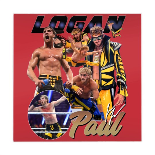 Discover Vintage 90s Graphic Style Logan Paul Mahjong Mats, Logan Paul Vintage Mahjong Mats Professional Wrestler Gift