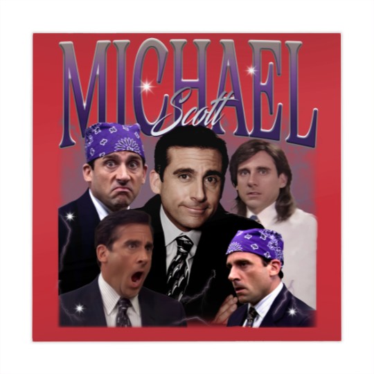 Discover Retro Michael Scott Mahjong Mats, Limited Michael Scott Vintage Mahjong Mats, Michael Scott Gift