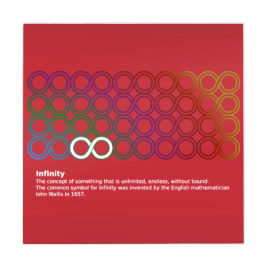 Discover Infinity math symbol Mahjong Mats