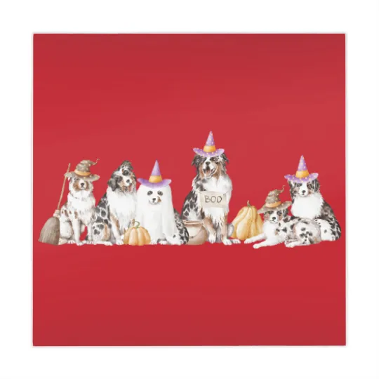 Discover Australian Shepherd Halloween  Mahjong Mats
