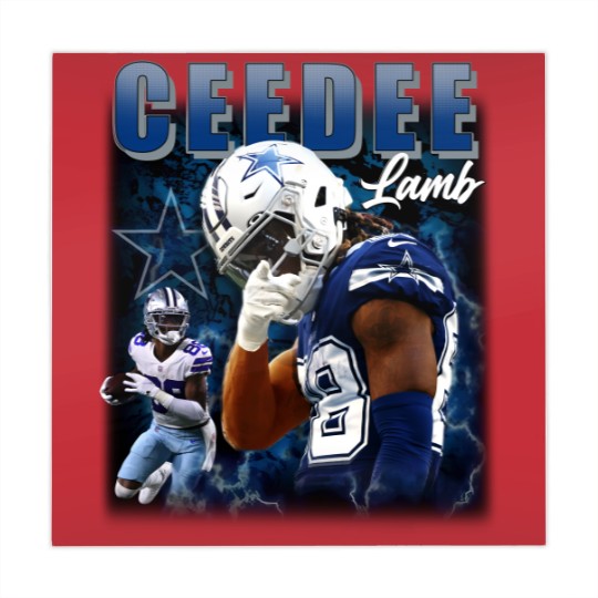 Discover Ceedee Lamb Cowboys Mahjong Mats, America Football Mahjong Mats, Washed Color Mahjong Mats