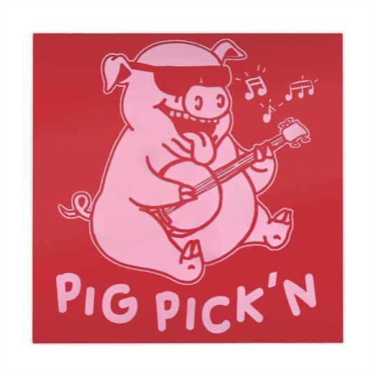 Discover Pig Playing Banjo Mahjong Mats Bluegrass Mahjong Mats Pig Pickin Mahjong Mats BBQ Mahjong Mats Mahjong Mats