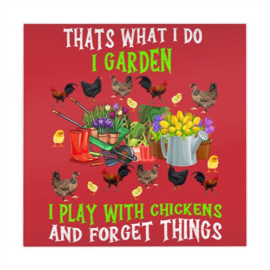 Discover Chickens Thats What I Do I Garden I Play With Chickens Forget Things 3 Mahjong Mats