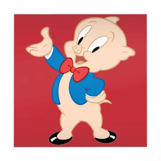Discover Porky Pig | Classic Pose Mahjong Mats