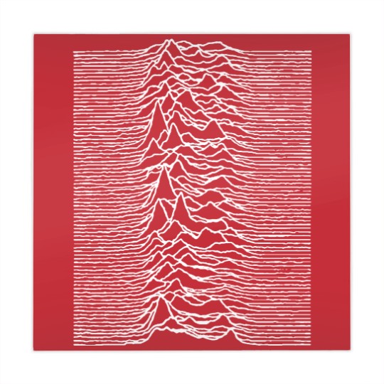 Discover division unknown pleasures albums Song Lyrics Logo Mahjong Mats