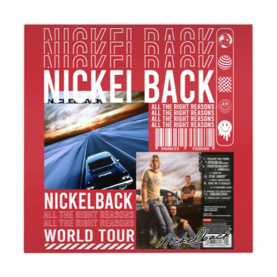 Discover Nickelback Music Mahjong Mats, Merch Vintage Get Rollin' Tour 2023 Mahjong Mats