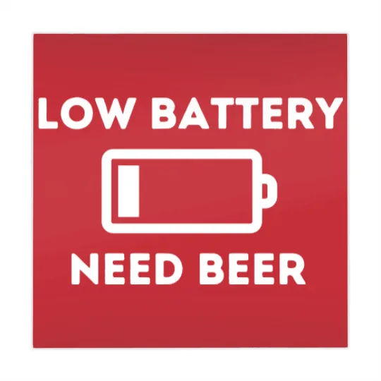 Discover Low Battery Need Beer Mahjong Mats