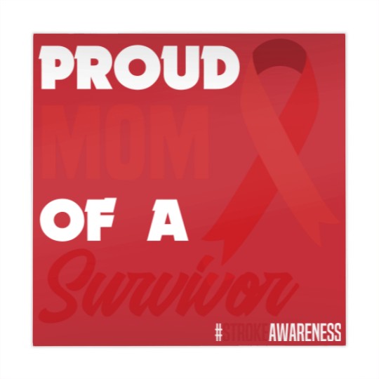 Discover Proud Mom Of A Survivor Stroke Awareness Mahjong Mats