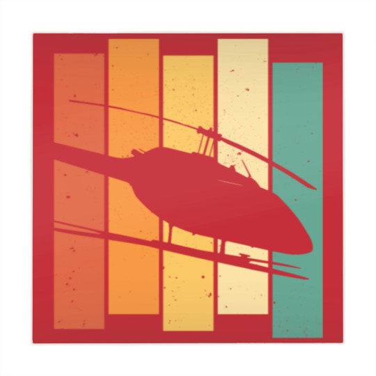 Discover Bell Jetranger Pilot Aviator Helicopter Aviation Mahjong Mats