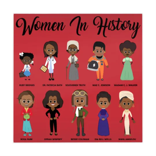Discover Black Women In History Mahjong Mats | Black History Month