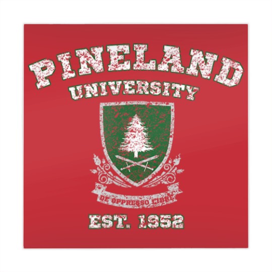 Discover Pineland University Vintage Graphic Mahjong Mats