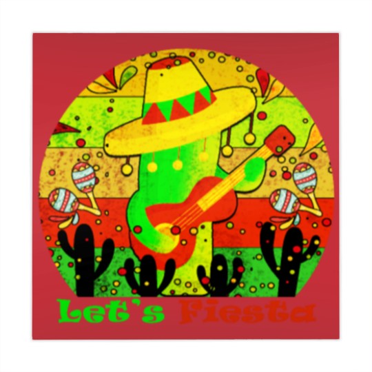 Discover Lets Fiesta Cinco De Mayo Mexican Guitar Cactus Mahjong Mats