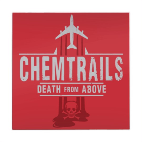 Discover Jet Chemtrails Red & Grey Logo Mahjong Mats