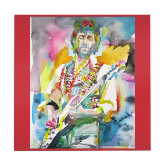 Discover ERIC CLAPTON watercolor portrait .2 - Eric Clapton - Mahjong Mats