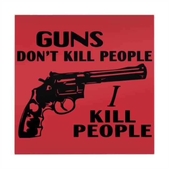 Discover Guns don't kill people, I kill people Mahjong Mats, happy gilmore Adam Sandler Mahjong Mats