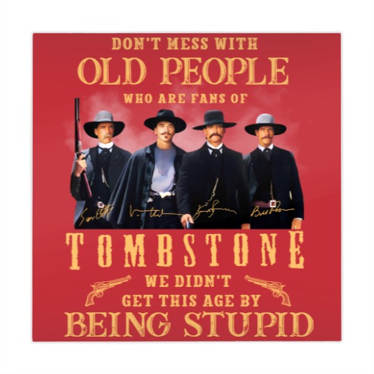 Discover Tombstone Movie Mahjong Mats, Vintage Tombstone Graphic