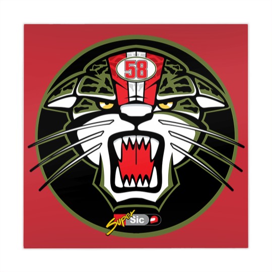Discover Marco Simoncelli Tiger Logo Mahjong Mats