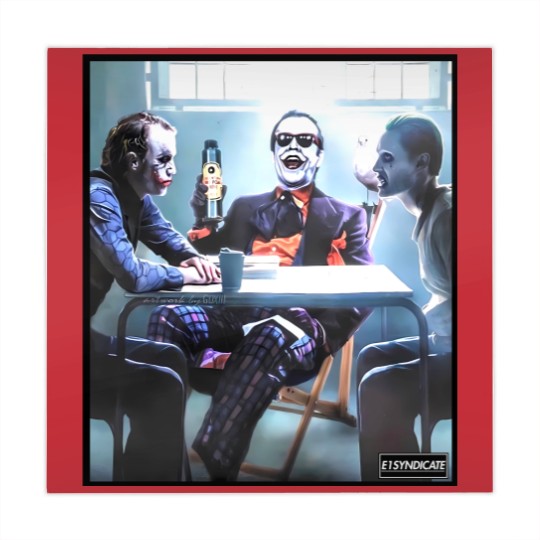 Discover Joker Evolution Heith Ledger Jack Nicholson Jared Leto Mahjong Mats