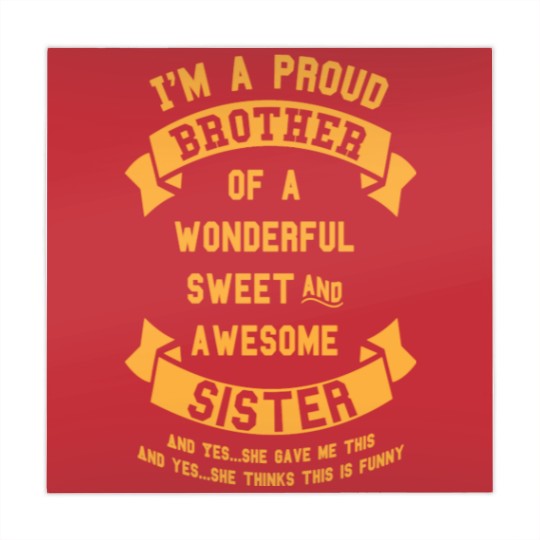 Discover Im A Proud Brother Of A Wonderful Sweet Mahjong Mats