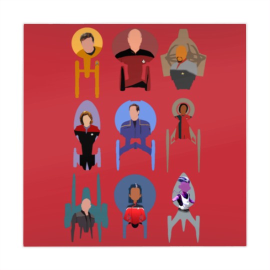 Discover Trek ships & captains 2021 Mahjong Mats