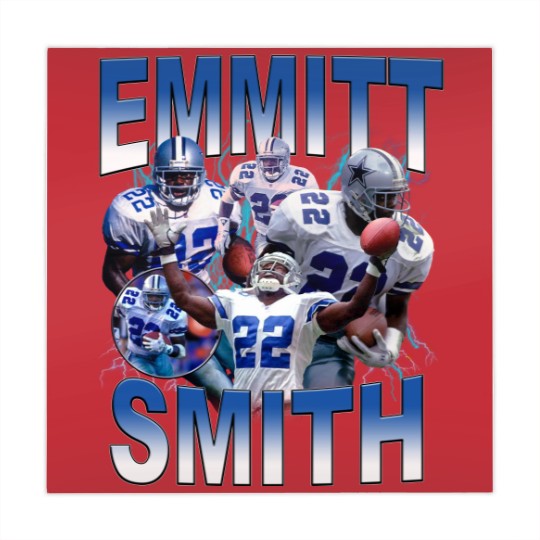 Discover Vintage 90s Graphic Style Emmitt Smith Mahjong Mats, Emmitt Smith Mahjong Mats, Sport Mahjong Mats