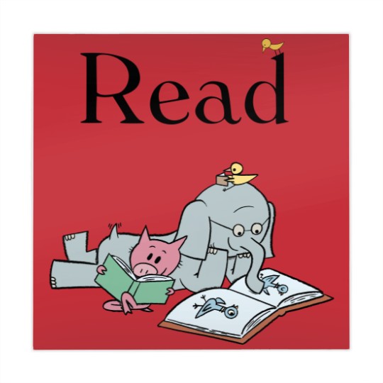 Discover It's A Good Day To Read Book - Elephant And Piggie Comic - Mahjong Mats